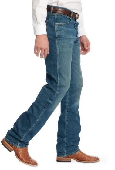 112347023 - Wrangler Retro Men's Dark Wash Slim Straight Leg Jeans