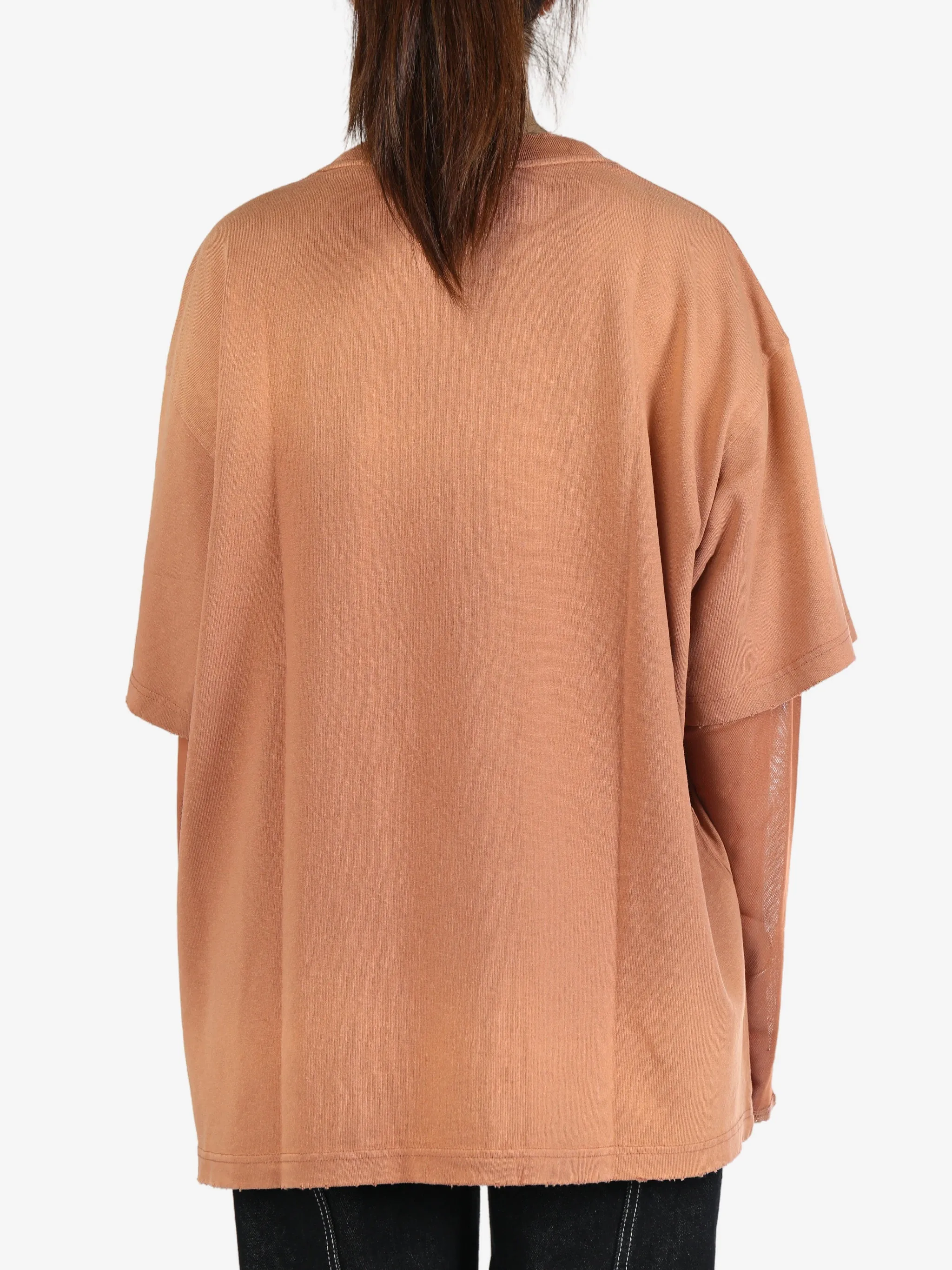 ACNE STUDIOS - Women Layered Print T-Shirt