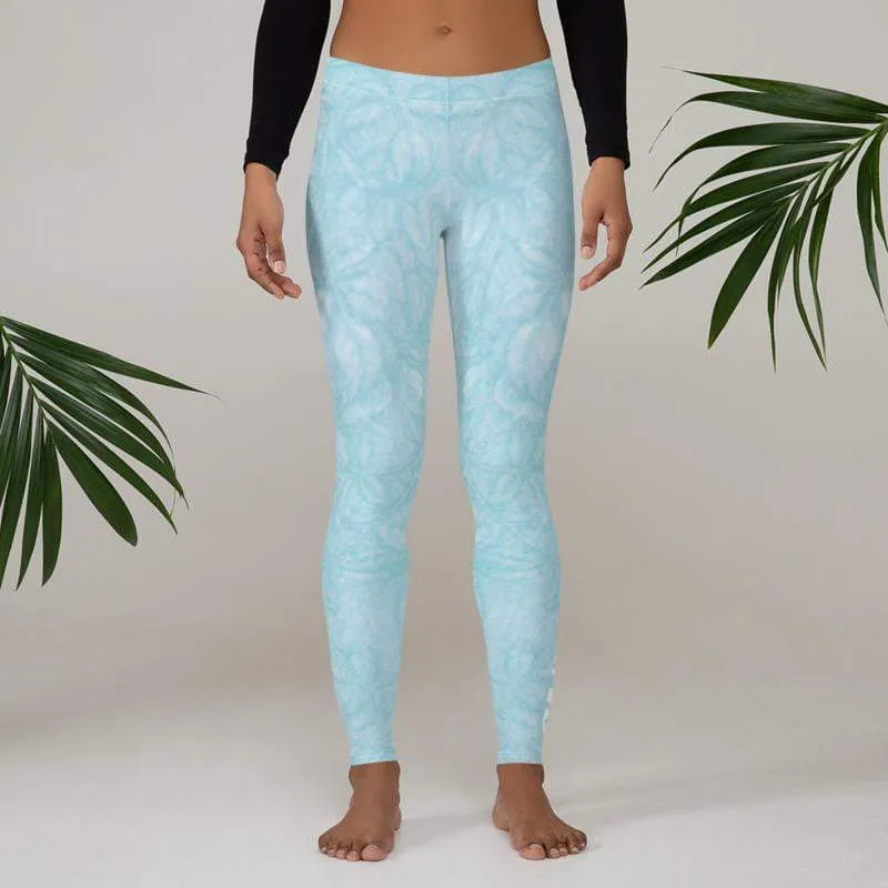 Baby Blue Beauty ~ Full Guard Leggings