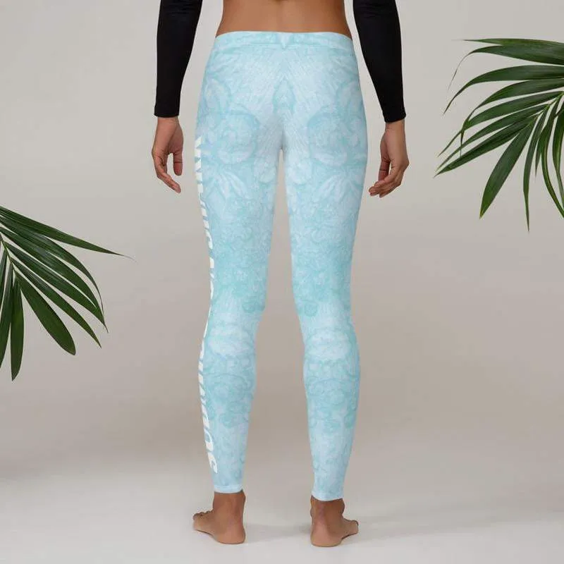Baby Blue Beauty ~ Full Guard Leggings