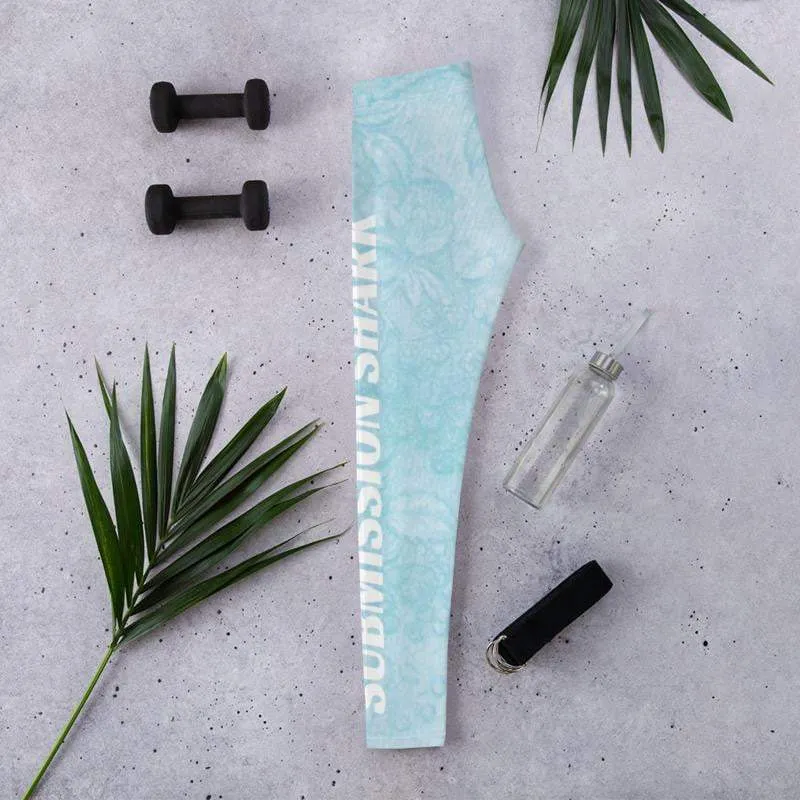 Baby Blue Beauty ~ Full Guard Leggings