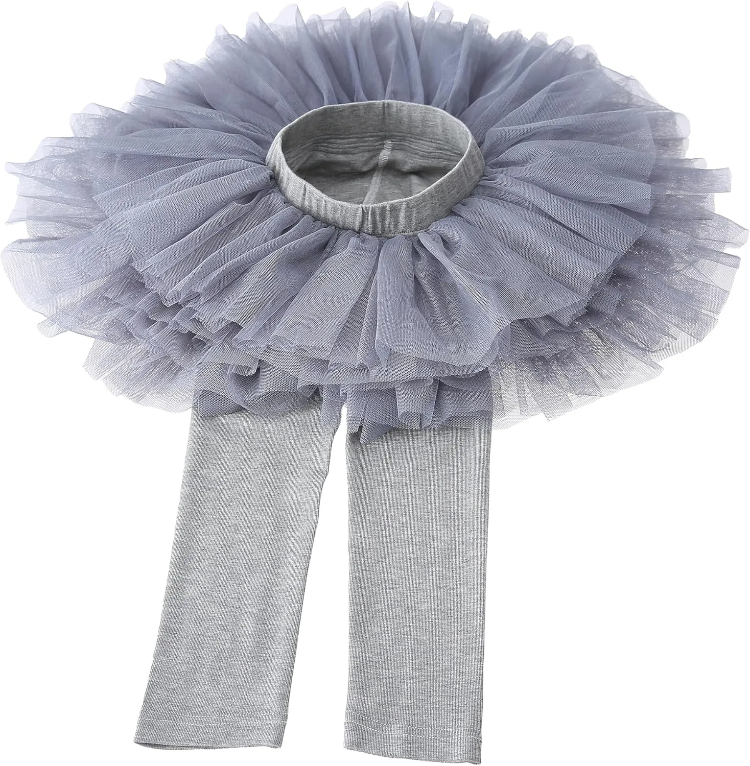 Baby Toddler Girls' Tutu Leggings Tulle Ruffle Skirted Pants 2-6T