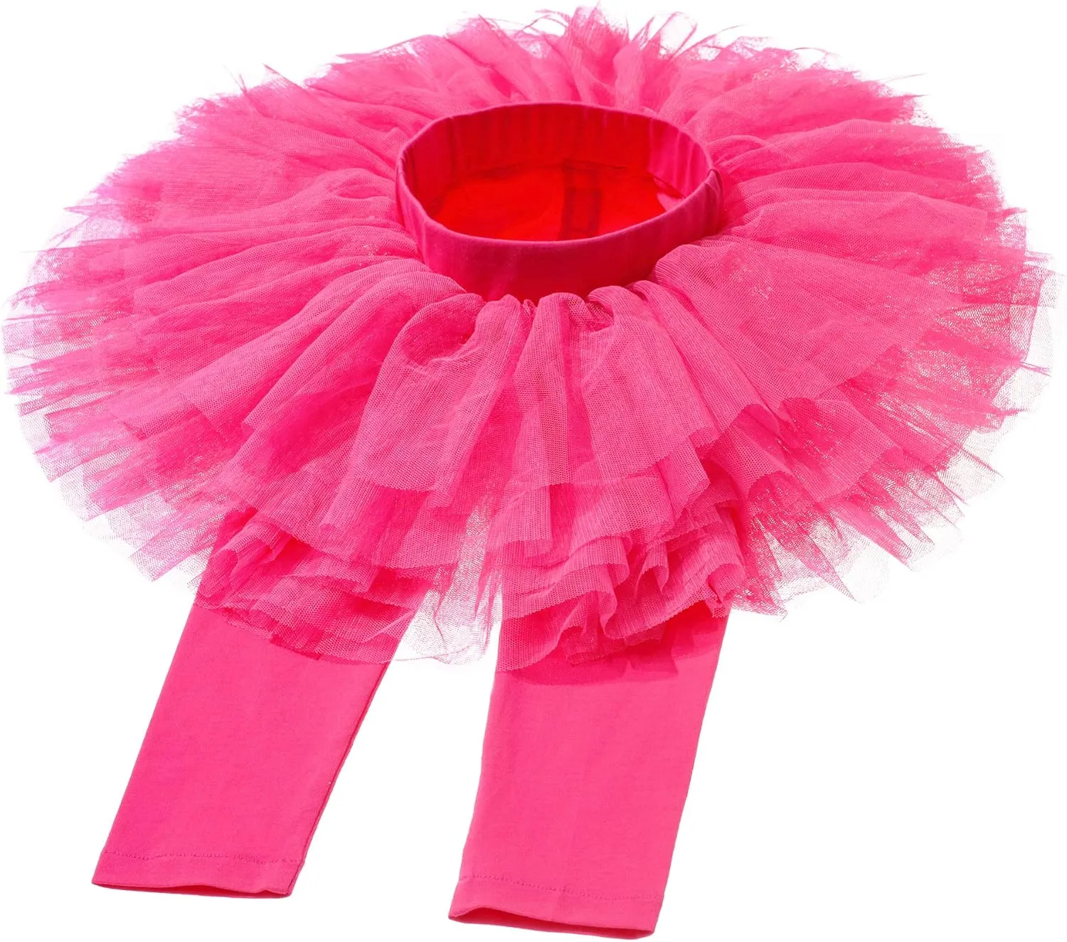 Baby Toddler Girls' Tutu Leggings Tulle Ruffle Skirted Pants 2-6T