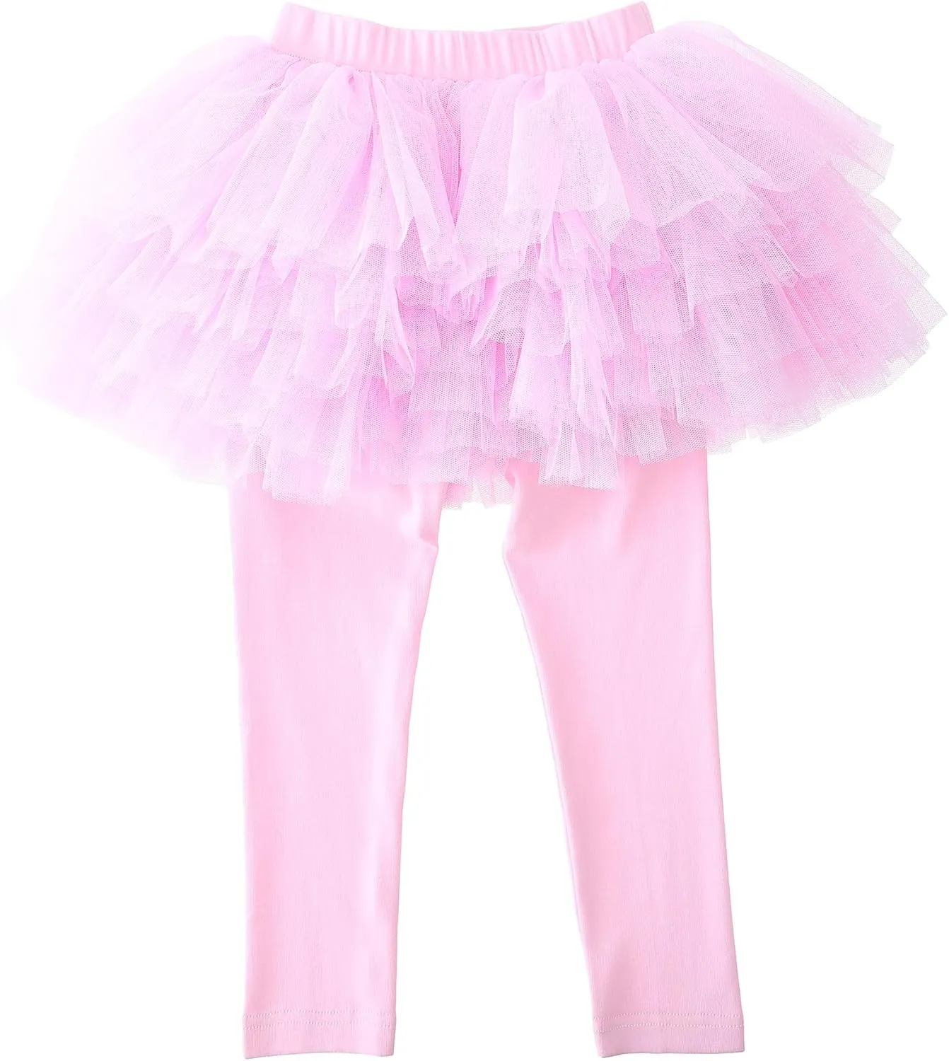 Baby Toddler Girls' Tutu Leggings Tulle Ruffle Skirted Pants 2-6T