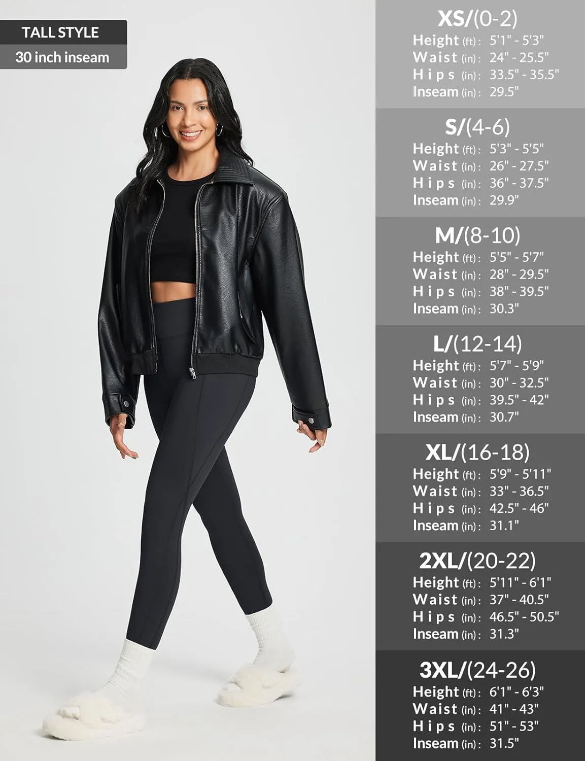 baleaf 25''/30'' Women's Fleece Lined Leggings Water Resistant High Waist Winter Running Hiking Pants Zipper Pockets