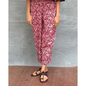 Chidiyaa Soil Cedar Skies Printed Cotton Pant