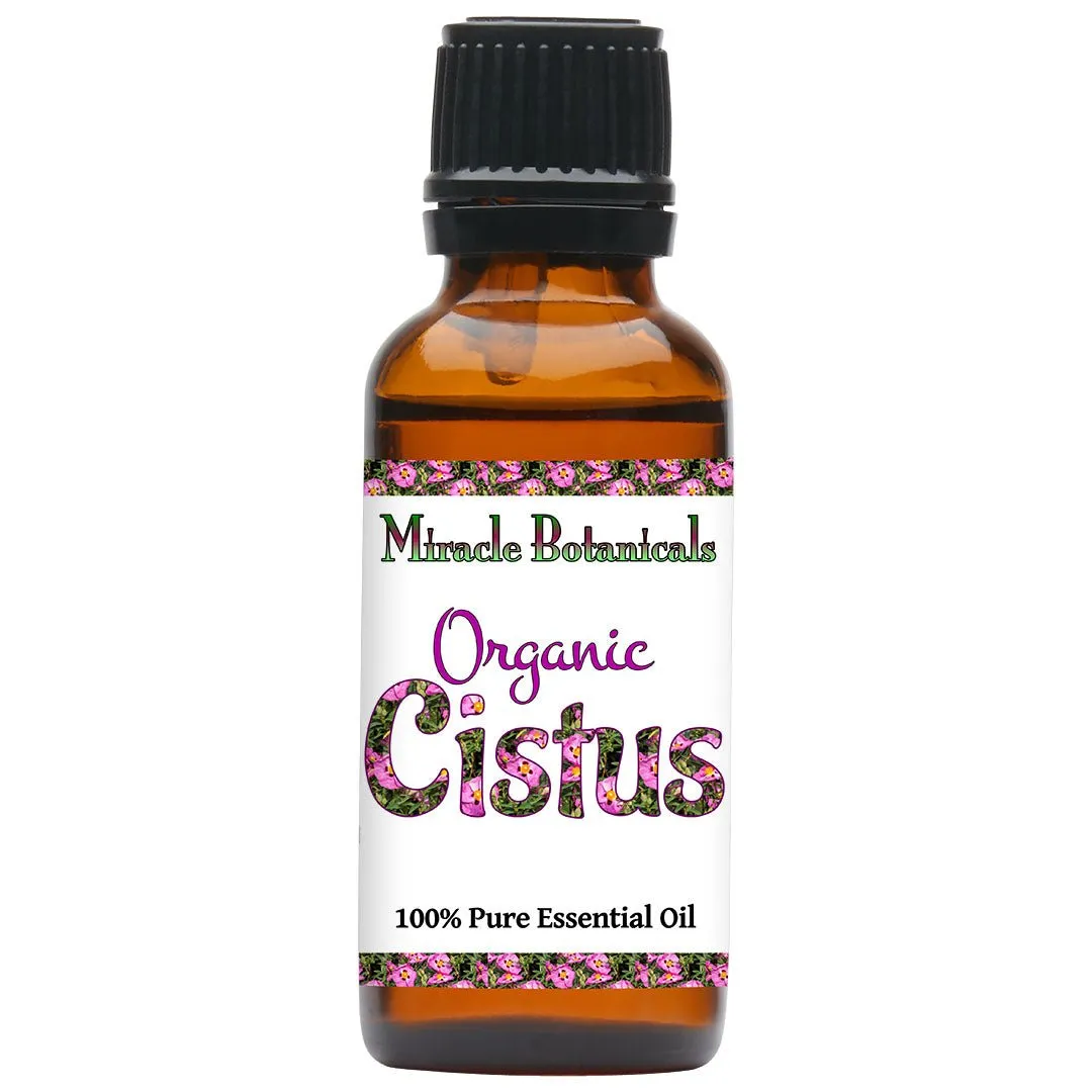 Cistus Essential Oil - Organic (Cistus Ladaniferus var. Creticus)