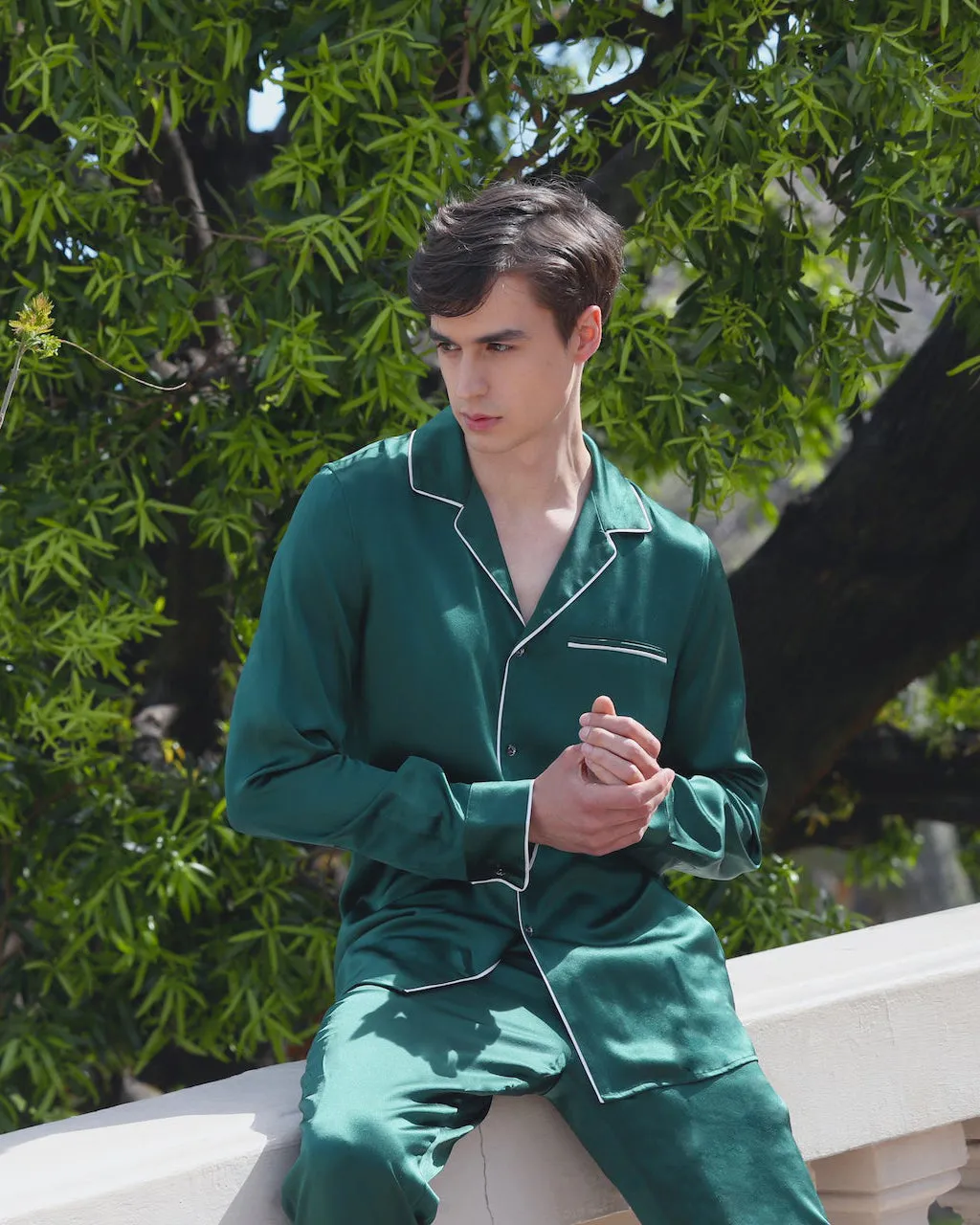 Classic Green Men's Pyjama Set