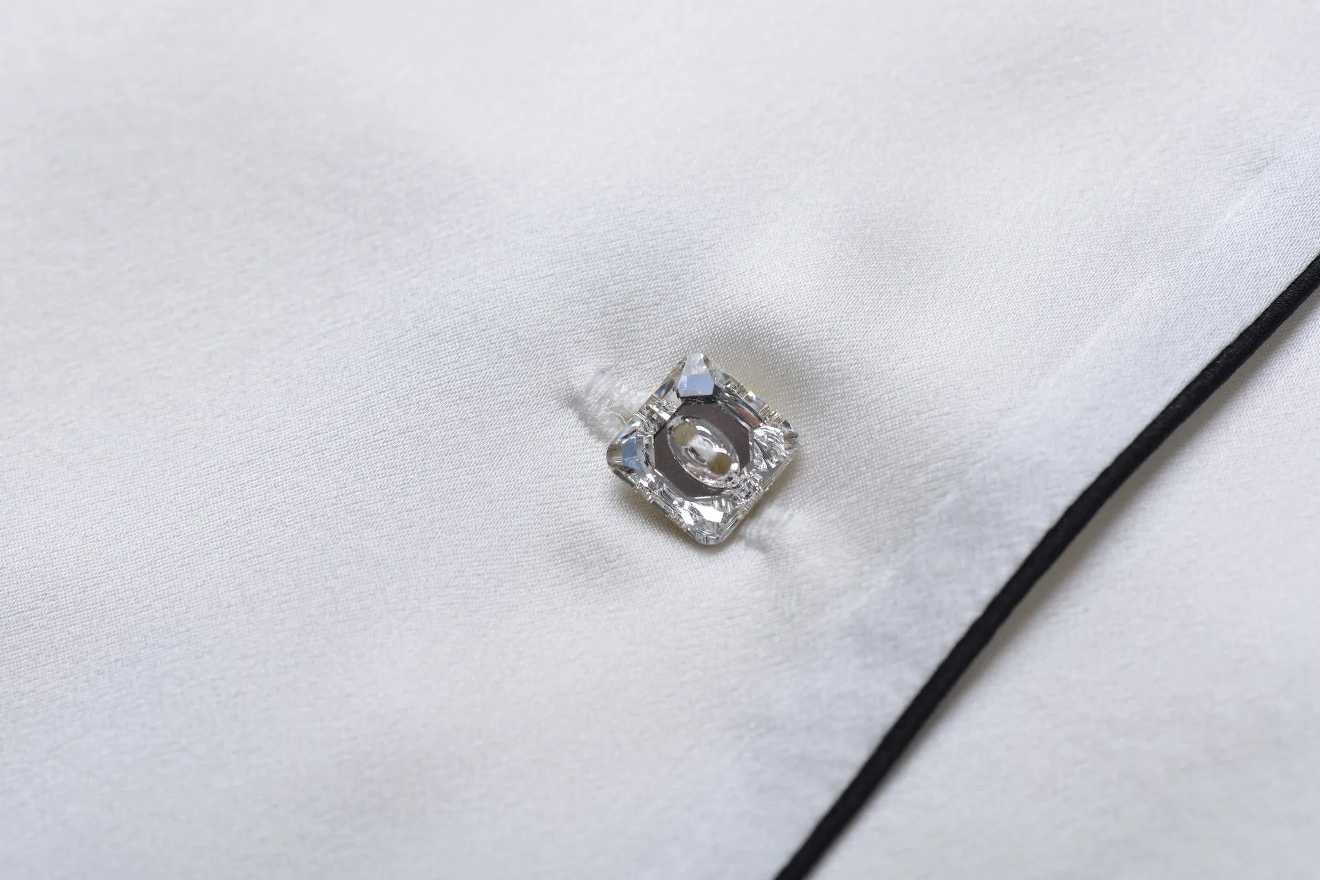 Classic White Silk Pyjama Set