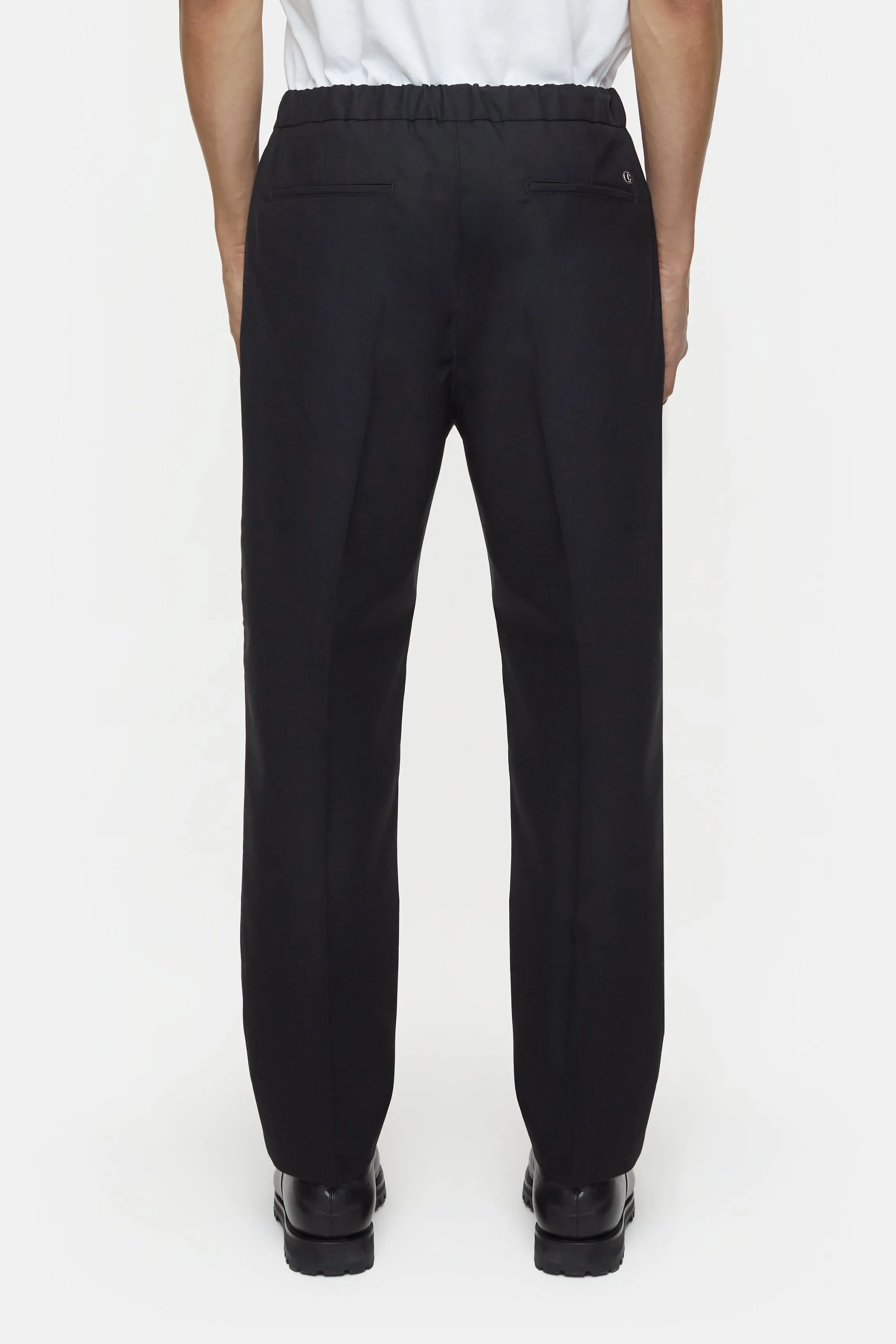 Closed Black Vigo Tropical Wool Tapered Pant