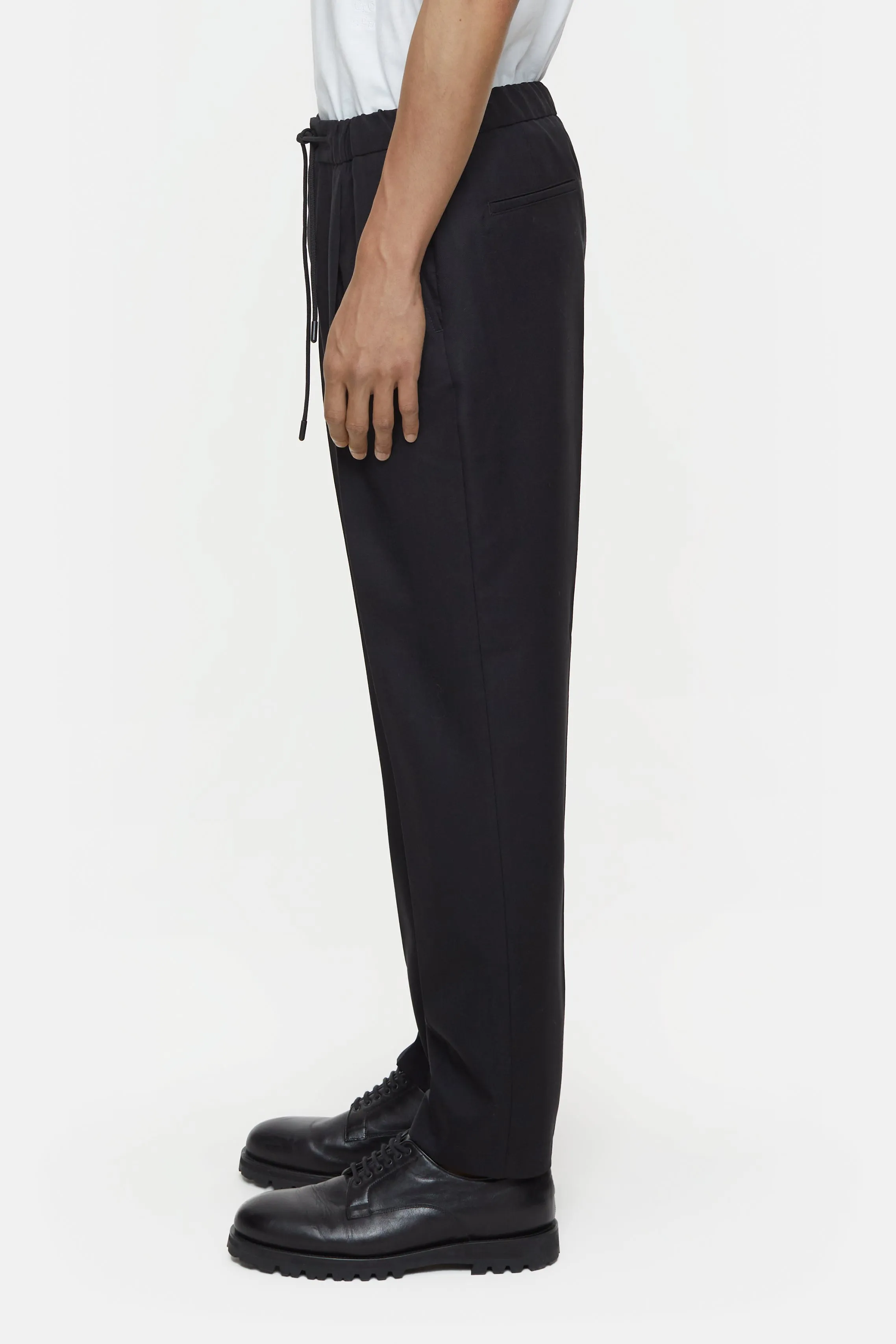 Closed Black Vigo Tropical Wool Tapered Pant