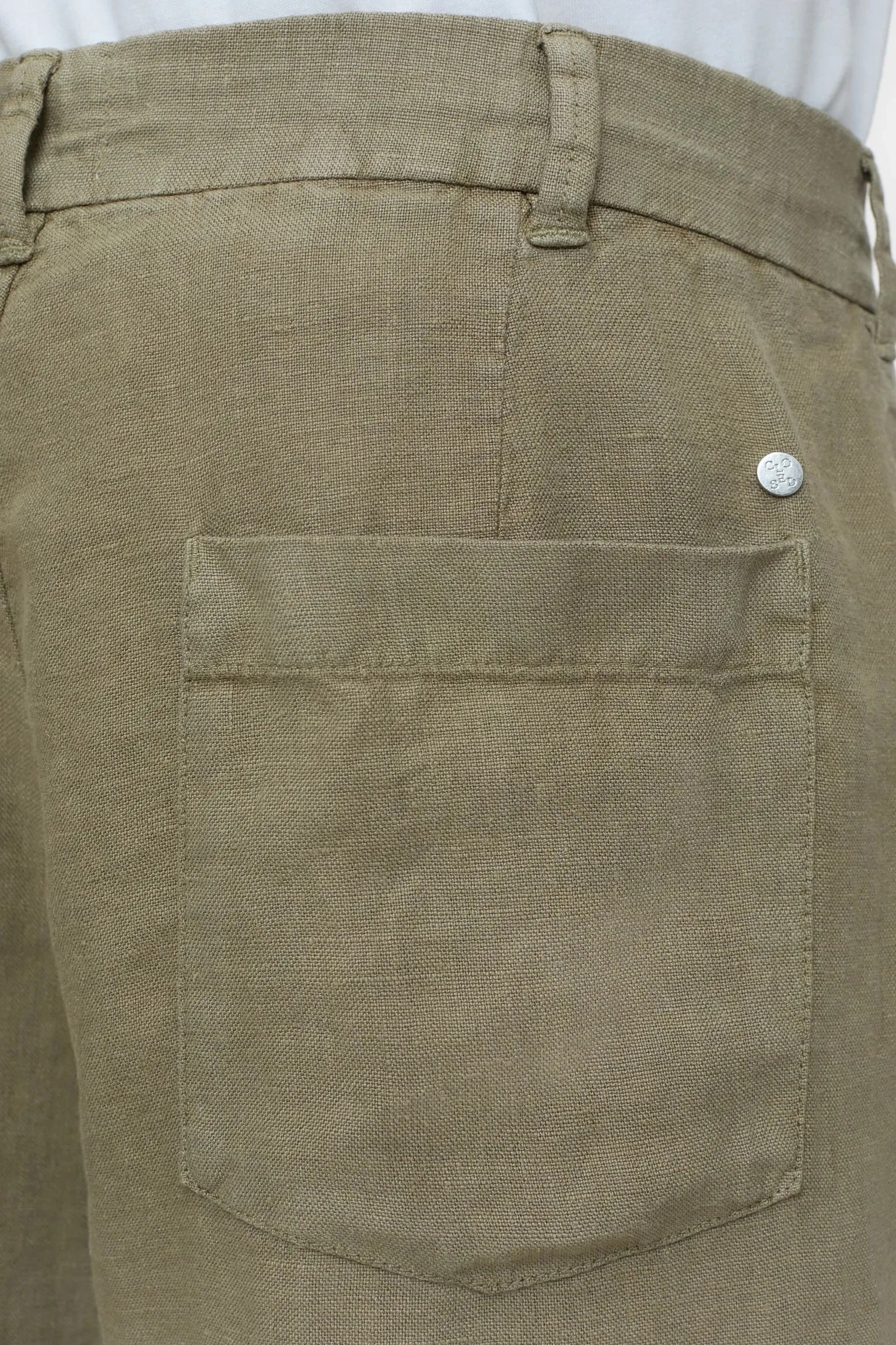 Closed Men's Blomberg Wide Linen - Chino Green