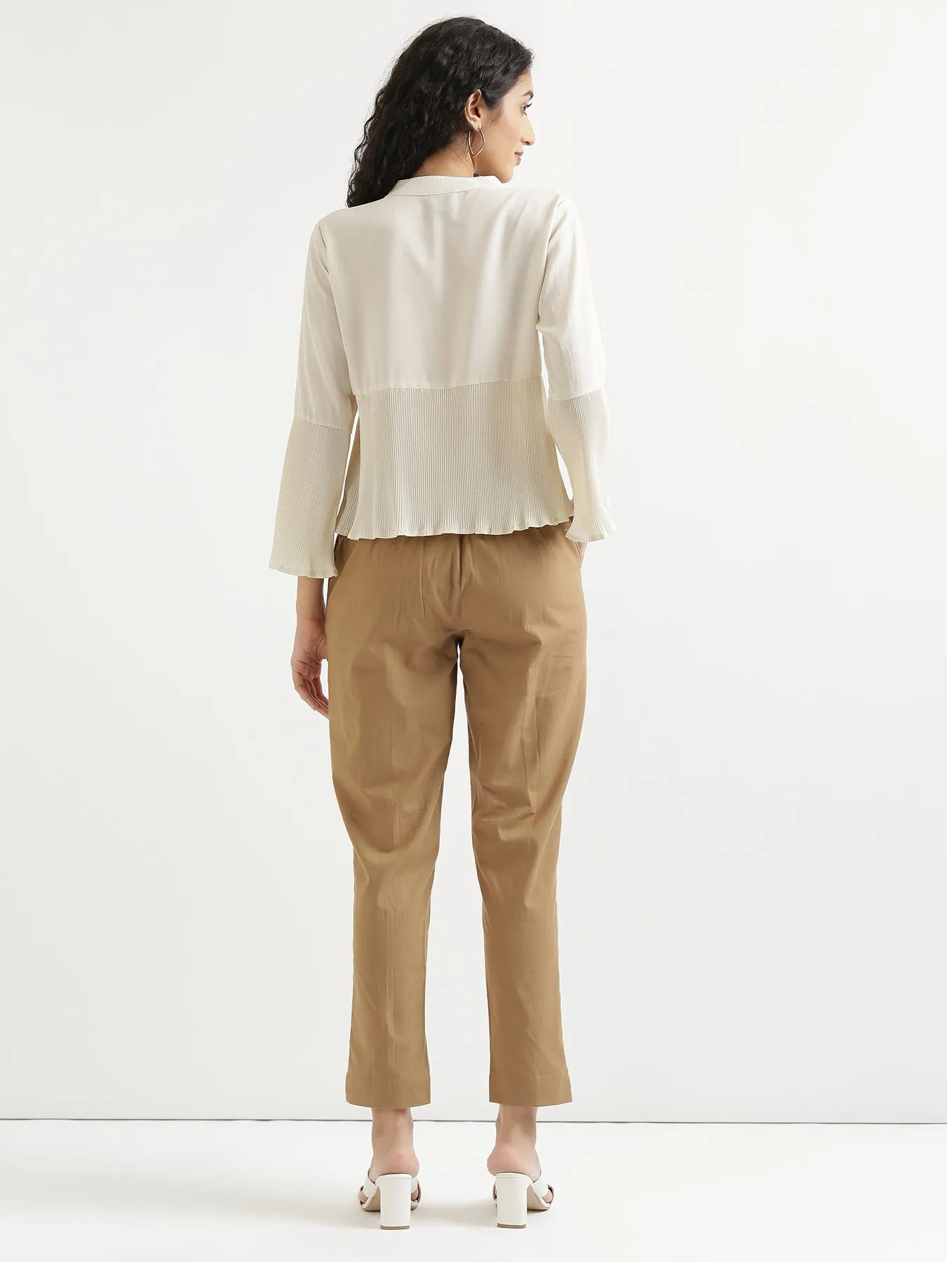 Coffee Brown 100% Cotton Pant