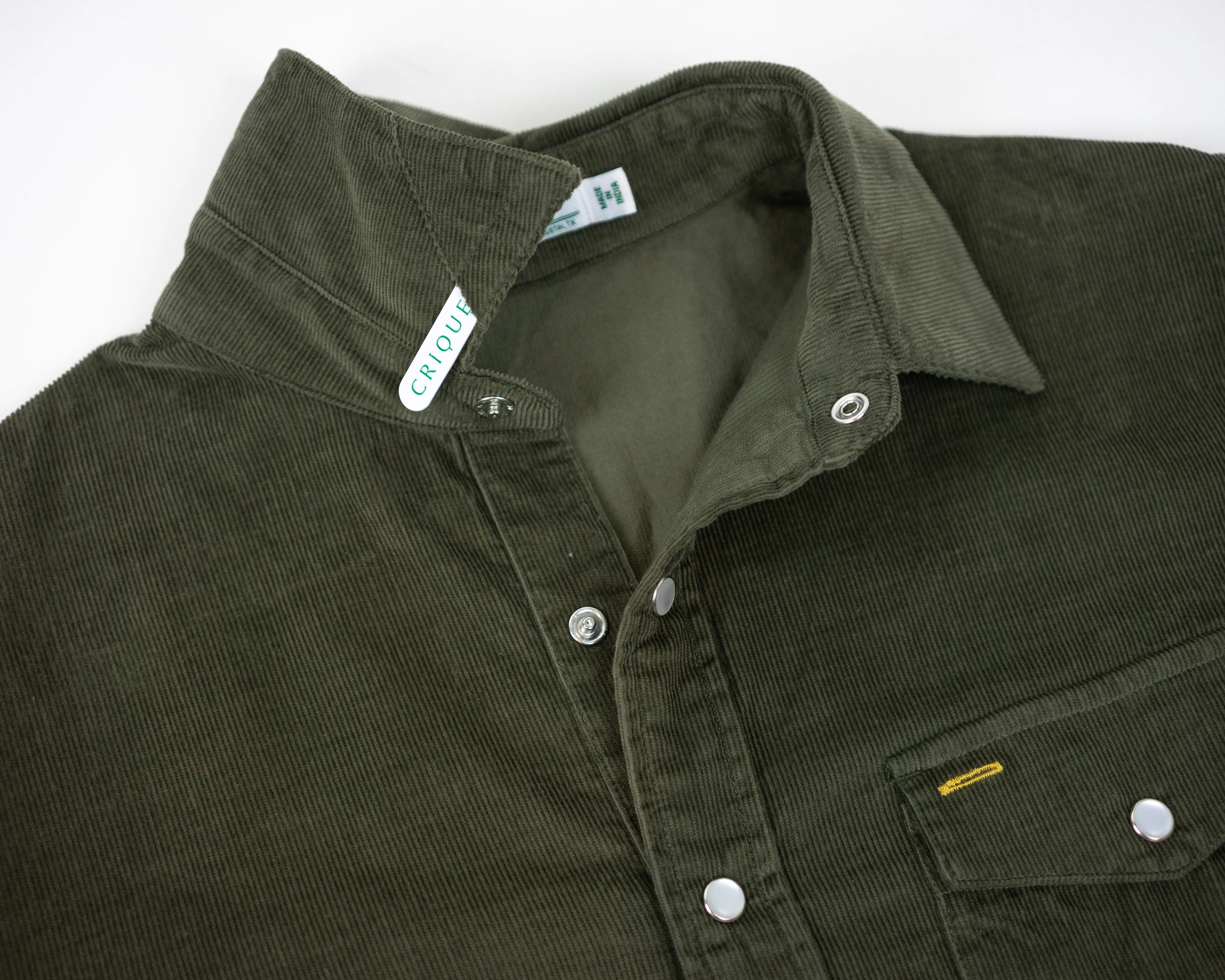 Optimized Corduroy Pearl Snap Shirt by Armadillo