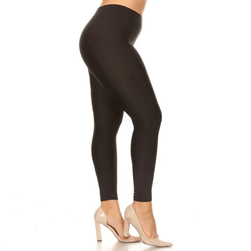 Curve Shine Leggings Black