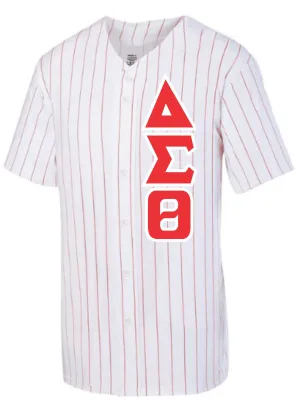 Delta Pinstripe Baseball Jersey