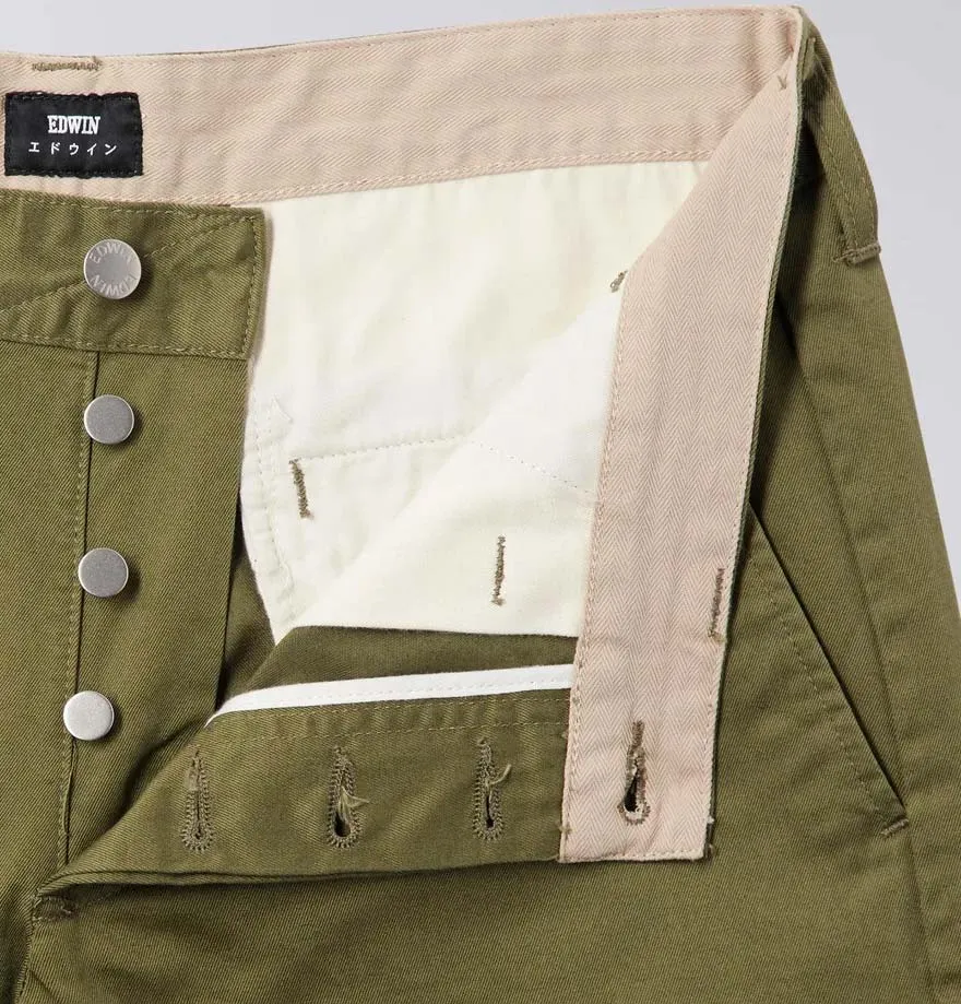Edwin 55 Chino – Military Green
