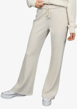 Florine Soft Flared Pants - Stone