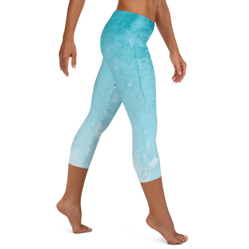 Frost Fight ~ Capri Leggings *