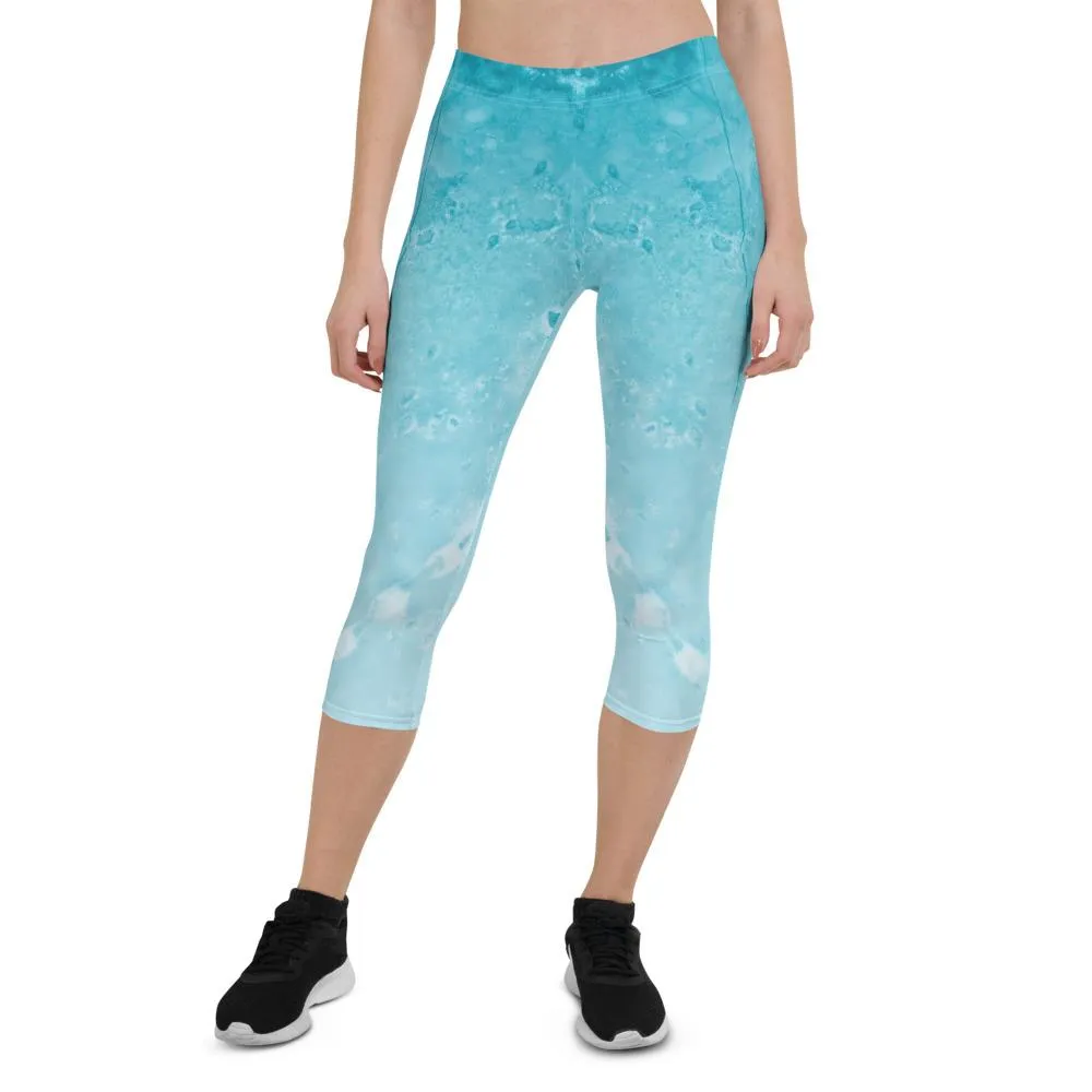 Frost Fight ~ Capri Leggings *