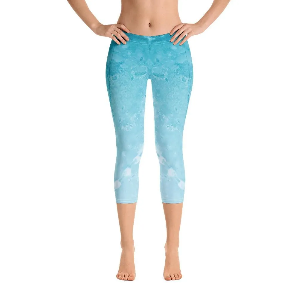 Frost Fight ~ Capri Leggings *