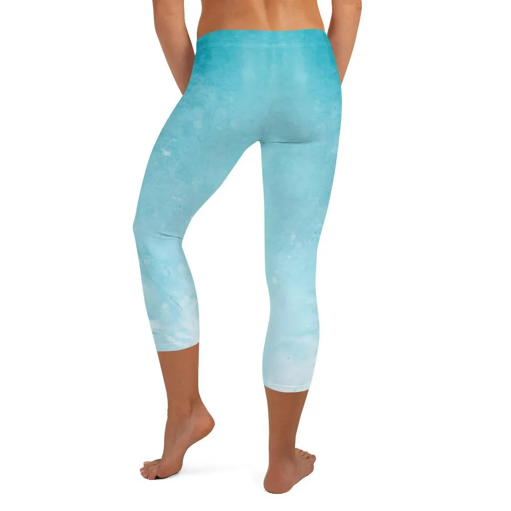 Frost Fight ~ Capri Leggings *