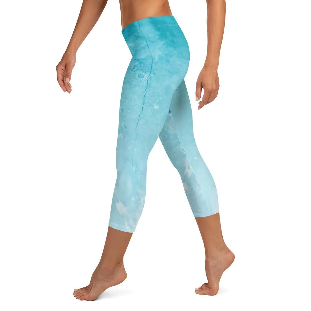 Frost Fight ~ Capri Leggings *