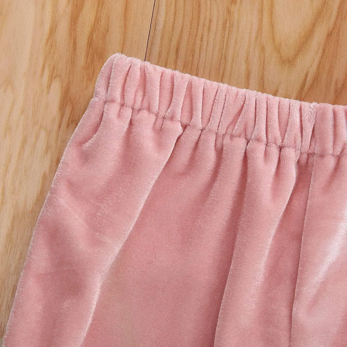 GOOCHEER Kids Toddler Little Baby Girl Ruffle Ripped Jeans Bell Bottom Flare Pants Ripped Denim Leggings Trousers