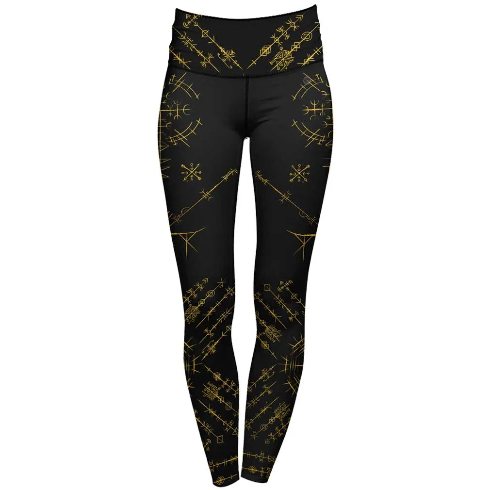 Helm of Awe High Waisted Leggings