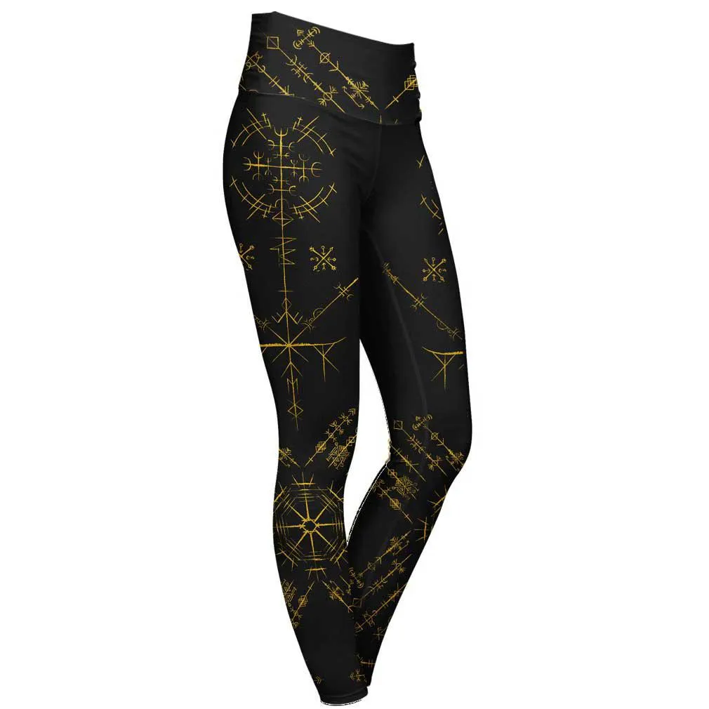 Helm of Awe High Waisted Leggings