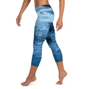Ice Magma ~ Capri Leggings