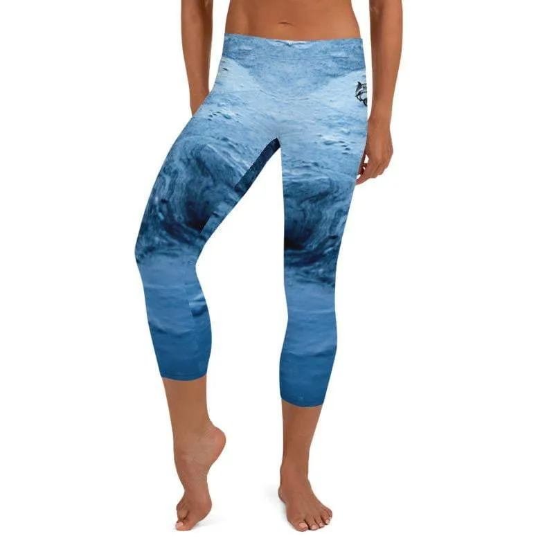 Ice Magma ~ Capri Leggings