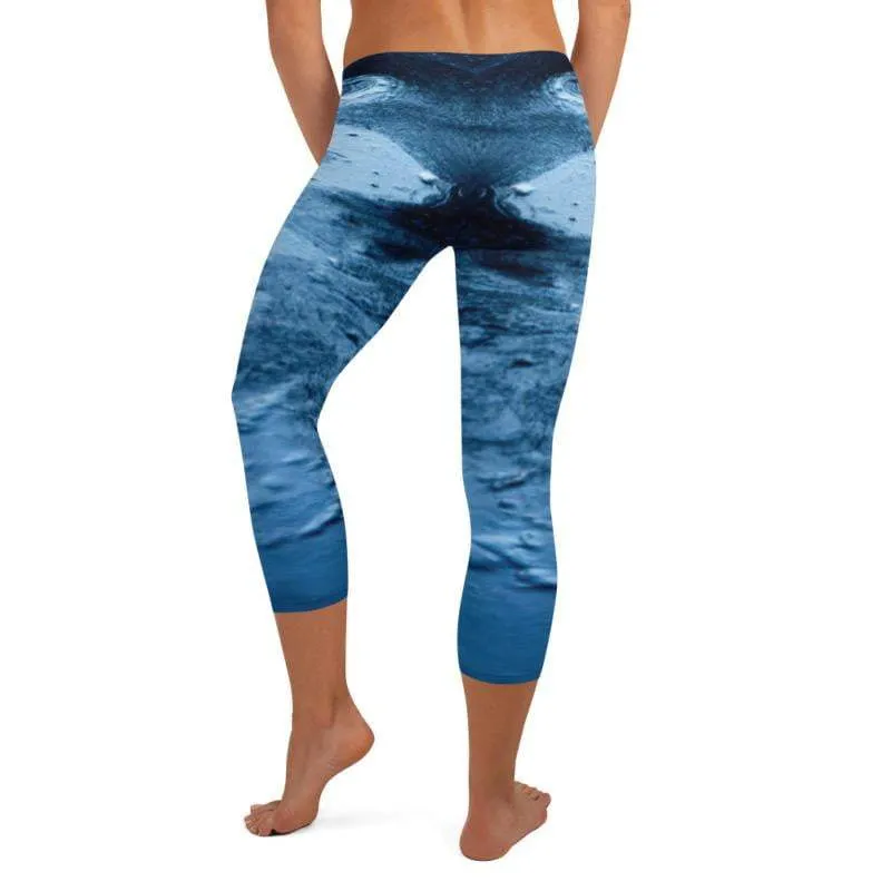 Ice Magma ~ Capri Leggings