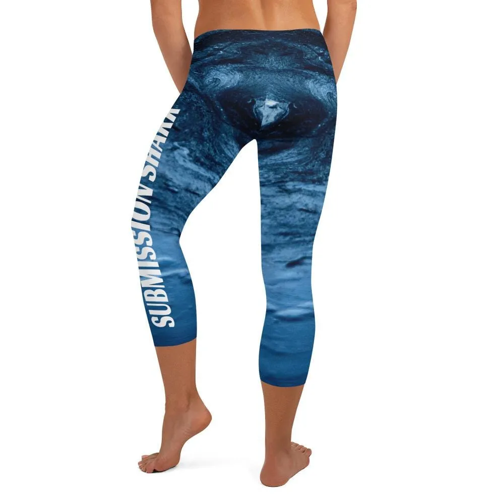Ice Magma ~ Capri Leggings