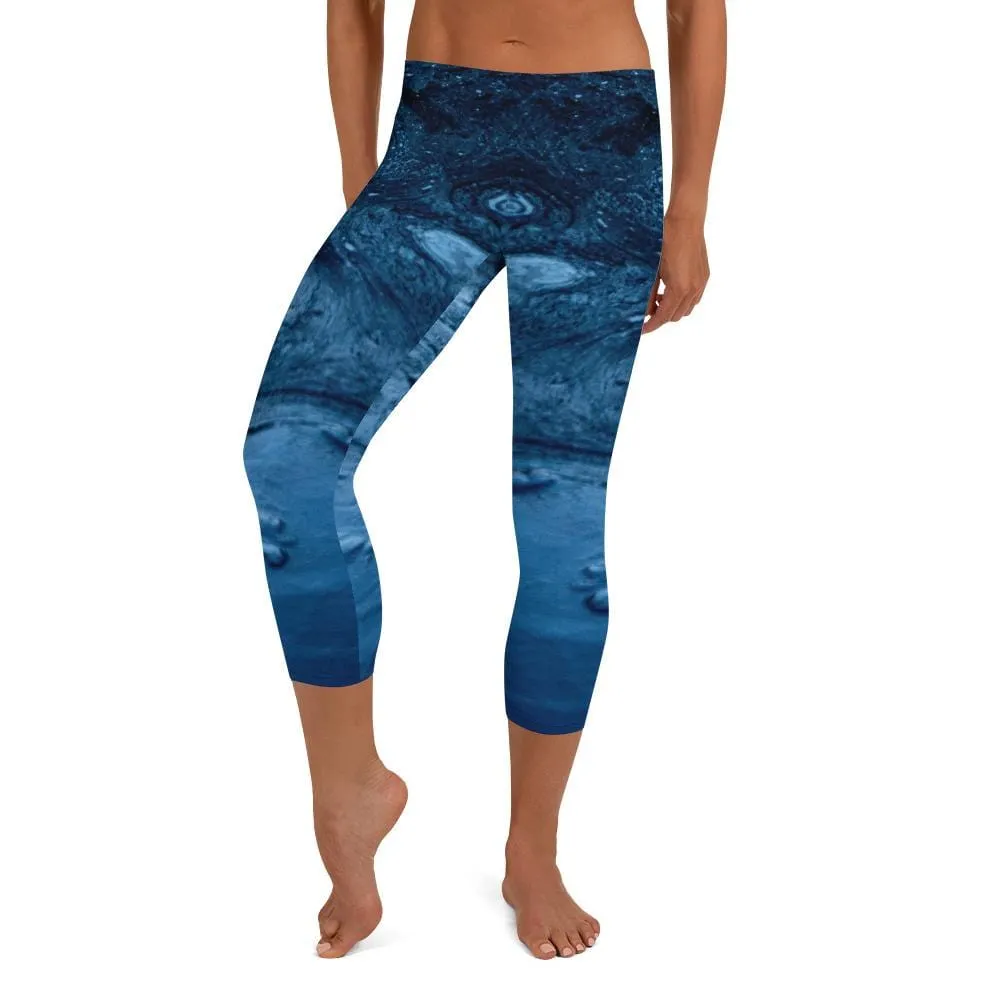 Ice Magma ~ Capri Leggings