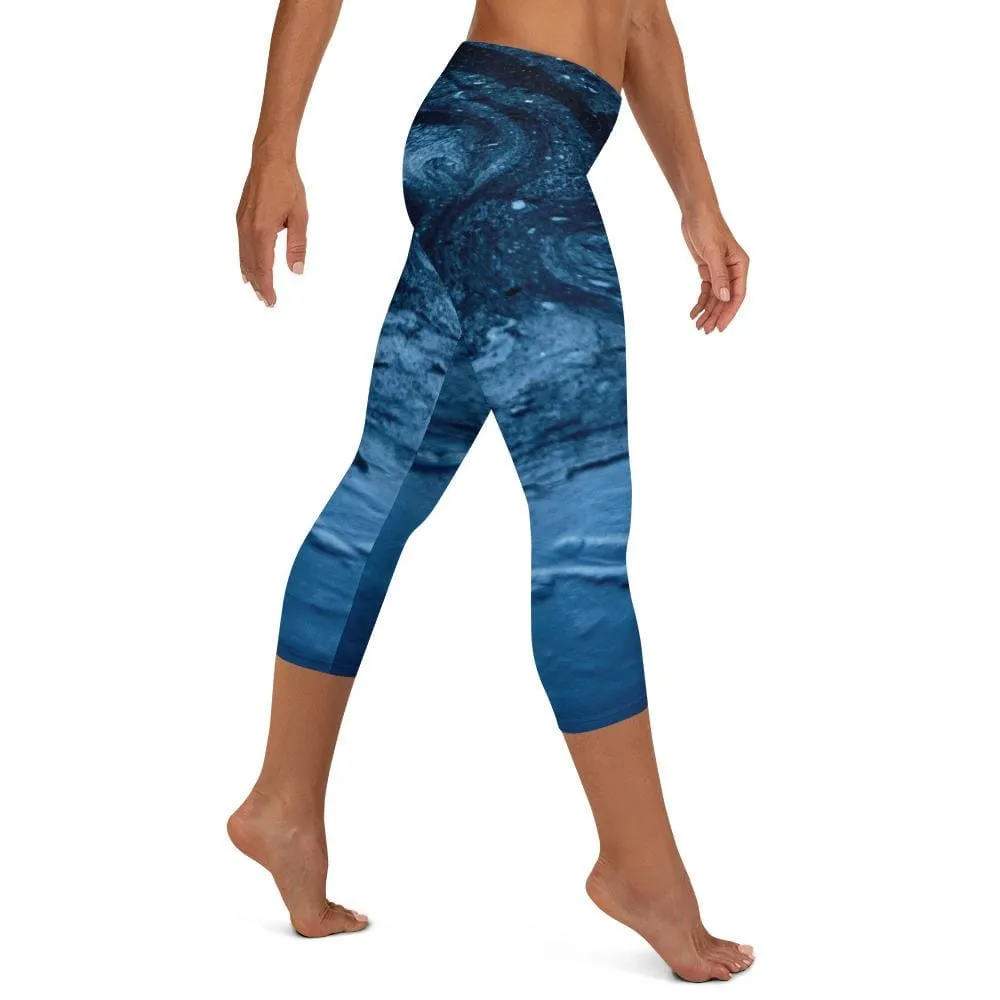 Ice Magma ~ Capri Leggings