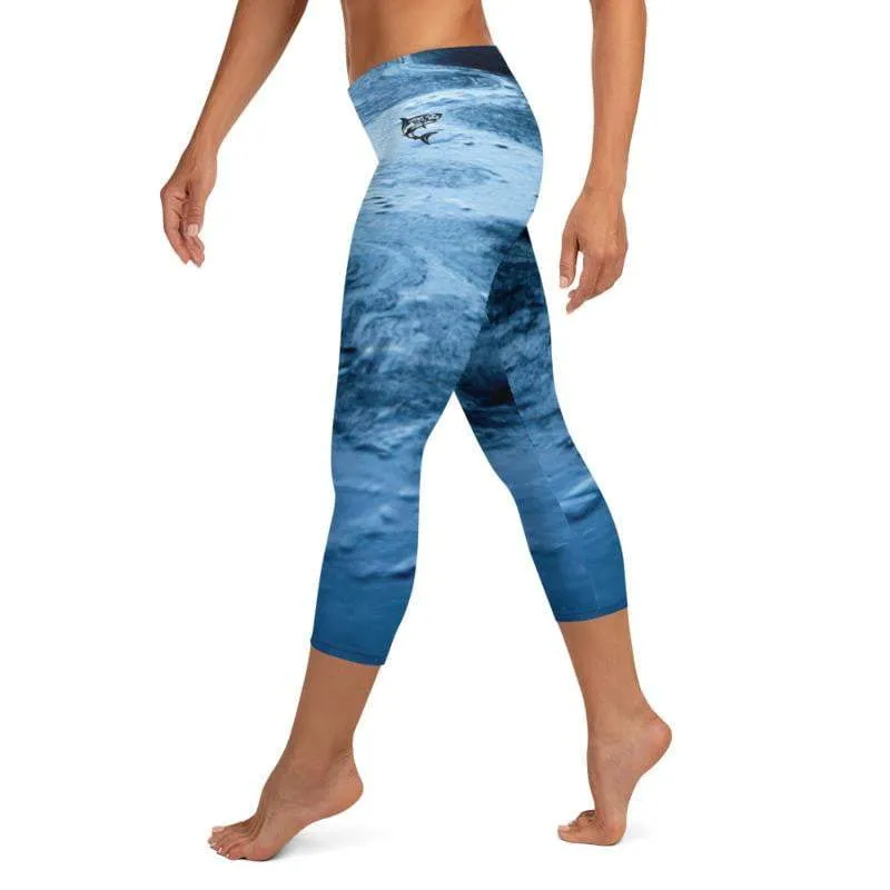 Ice Magma ~ Capri Leggings