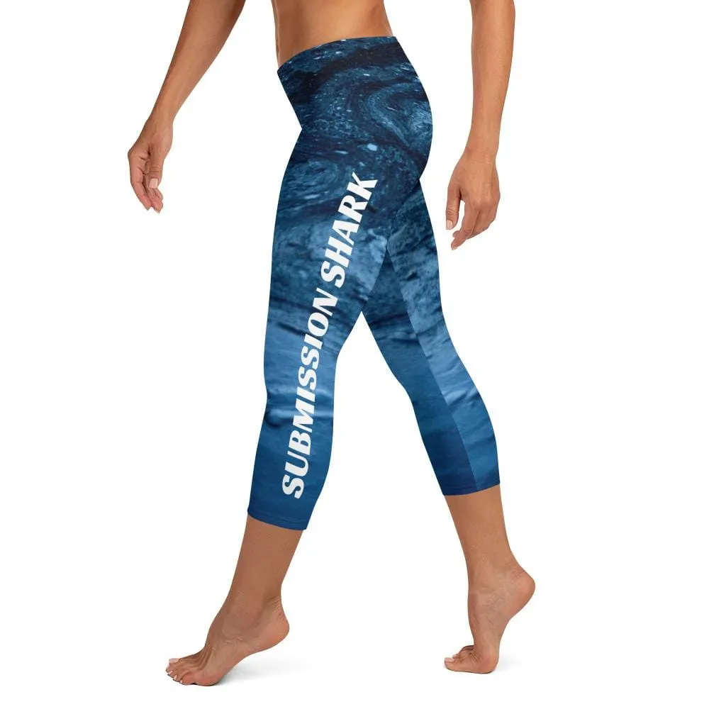 Ice Magma ~ Capri Leggings