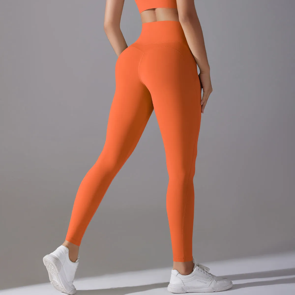 Internet Celebrity High Waist Hip Lift Nude Feel Hot Pants Yoga Pants Women