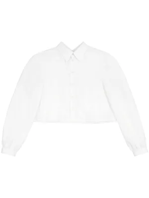 LAYERED CLASSIC COLLAR COTTON SHIRT
