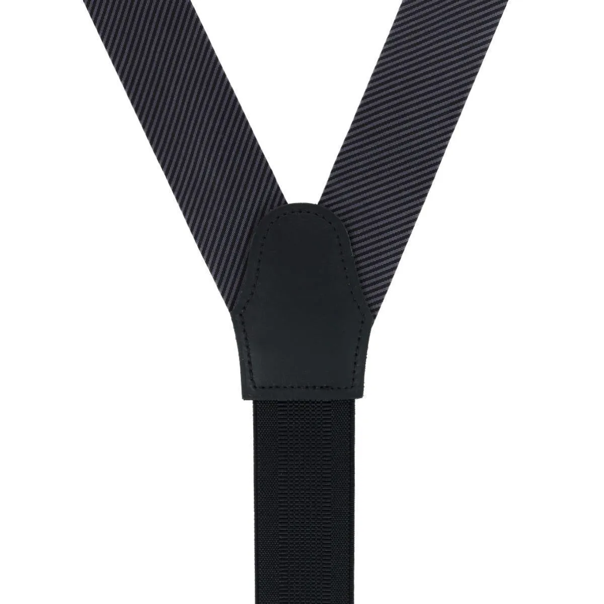 Leyton Diagonal Lined Tone on Tone Silk Formal Braces