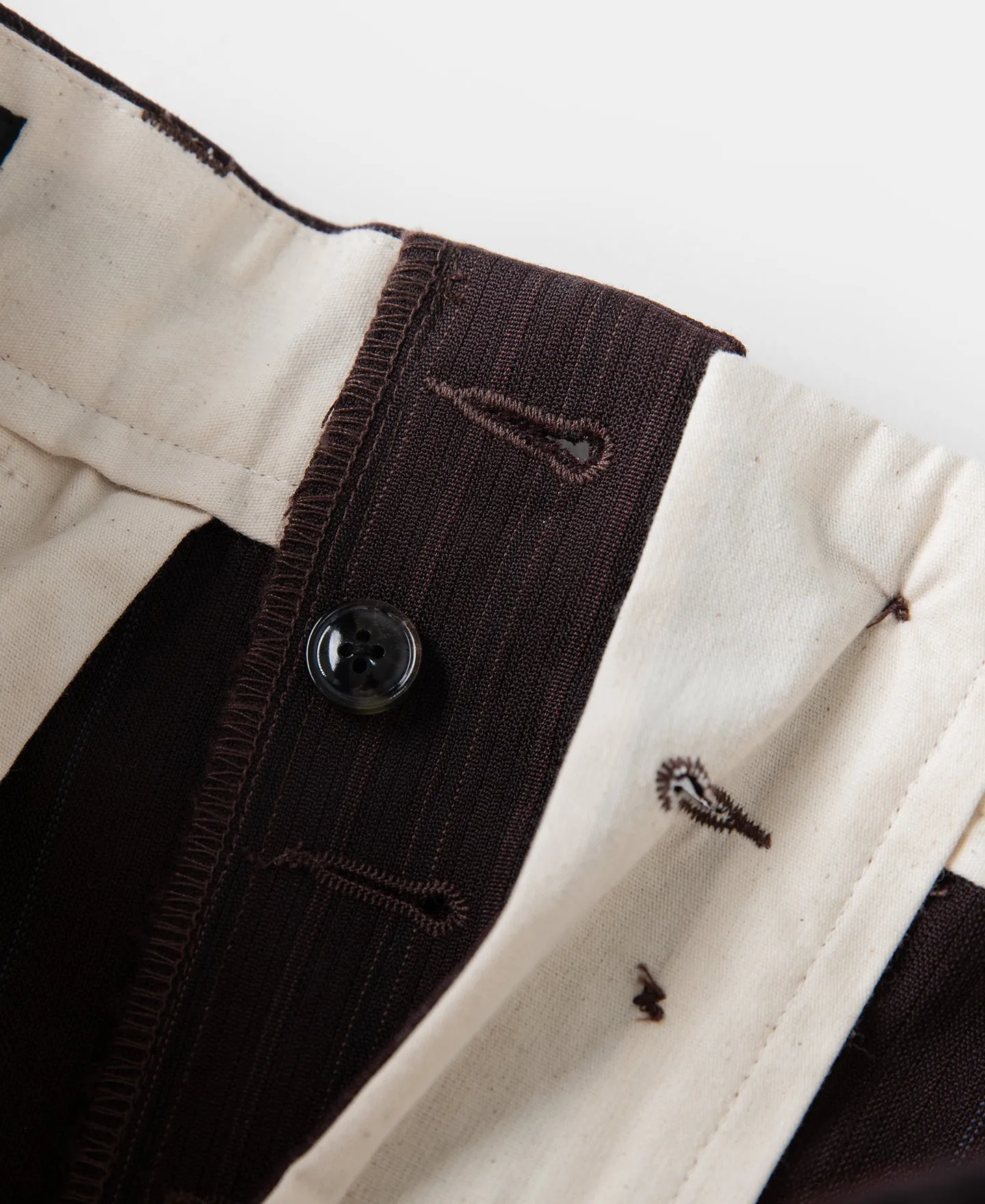 Lot 830 1940s Wool-Blend Two Tuck Slacks