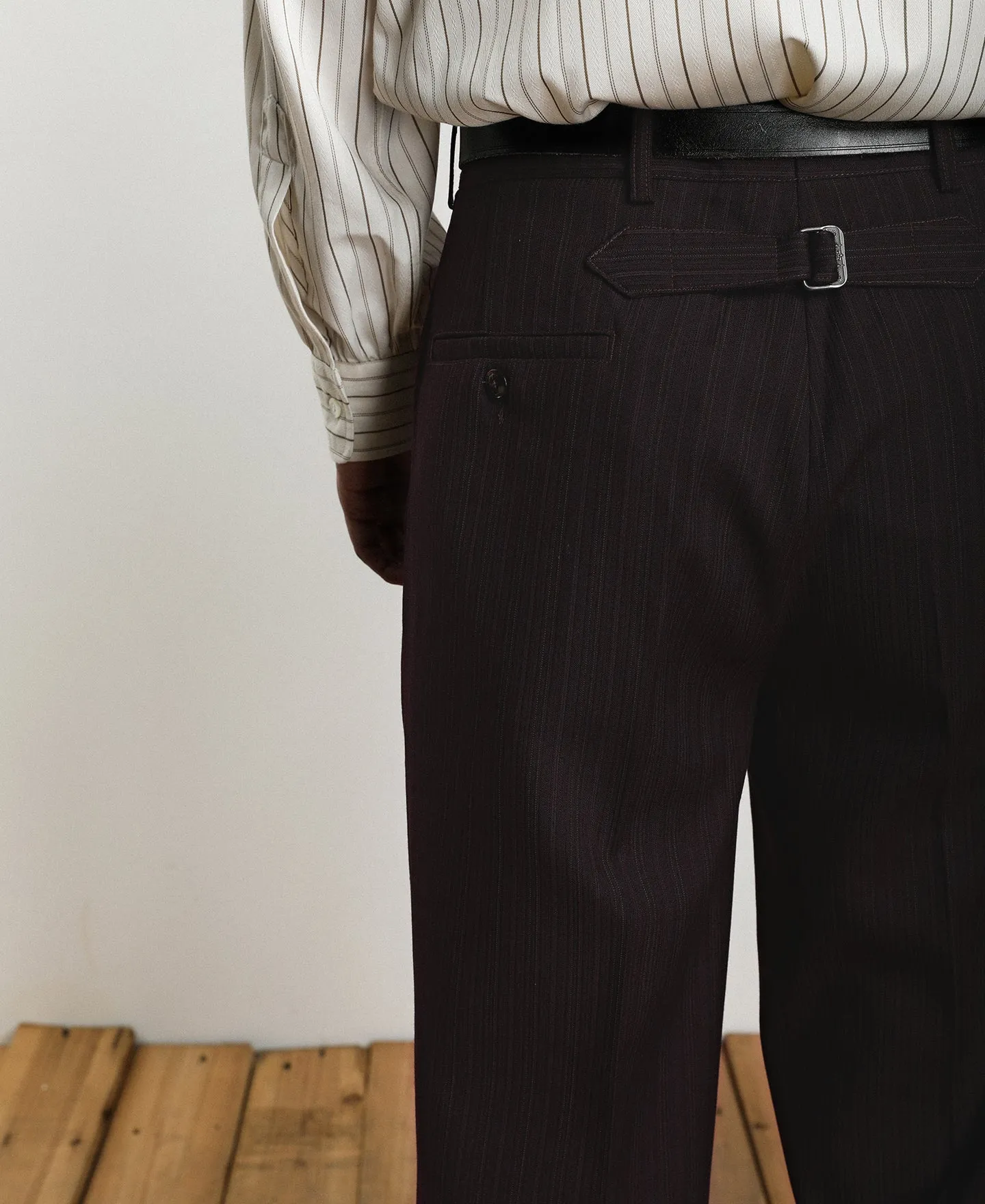 Lot 830 1940s Wool-Blend Two Tuck Slacks