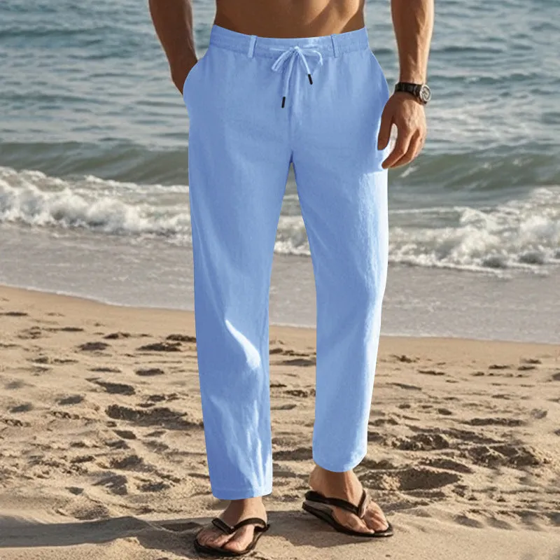 Men's Cotton Drawstring Pants