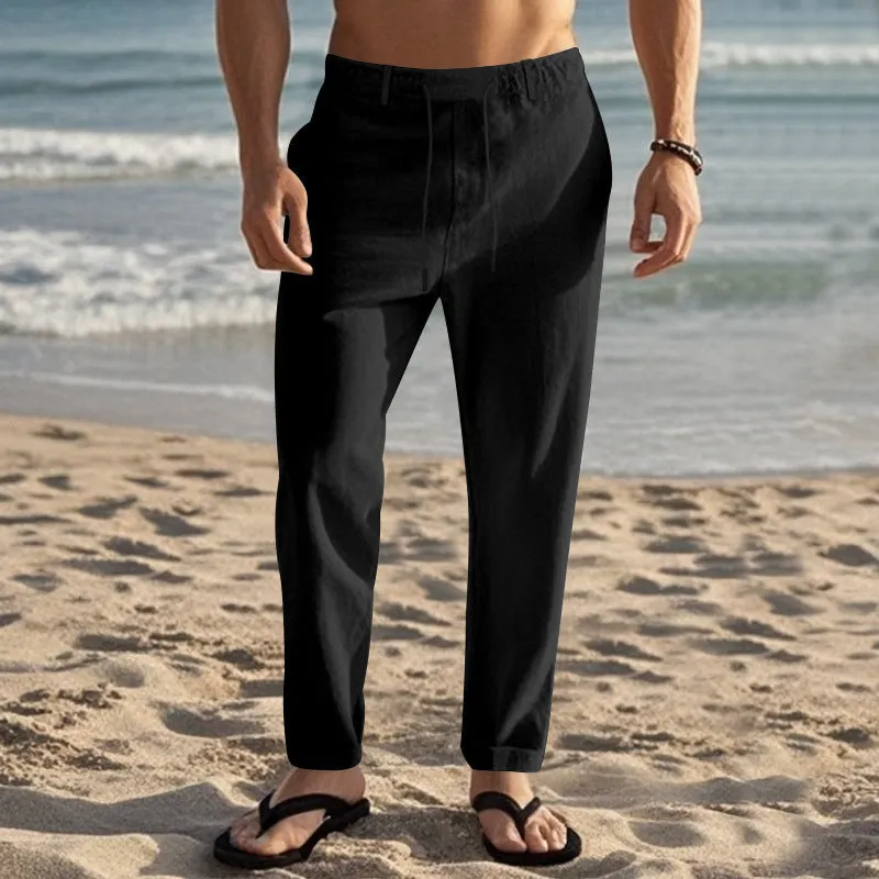 Men's Cotton Drawstring Pants