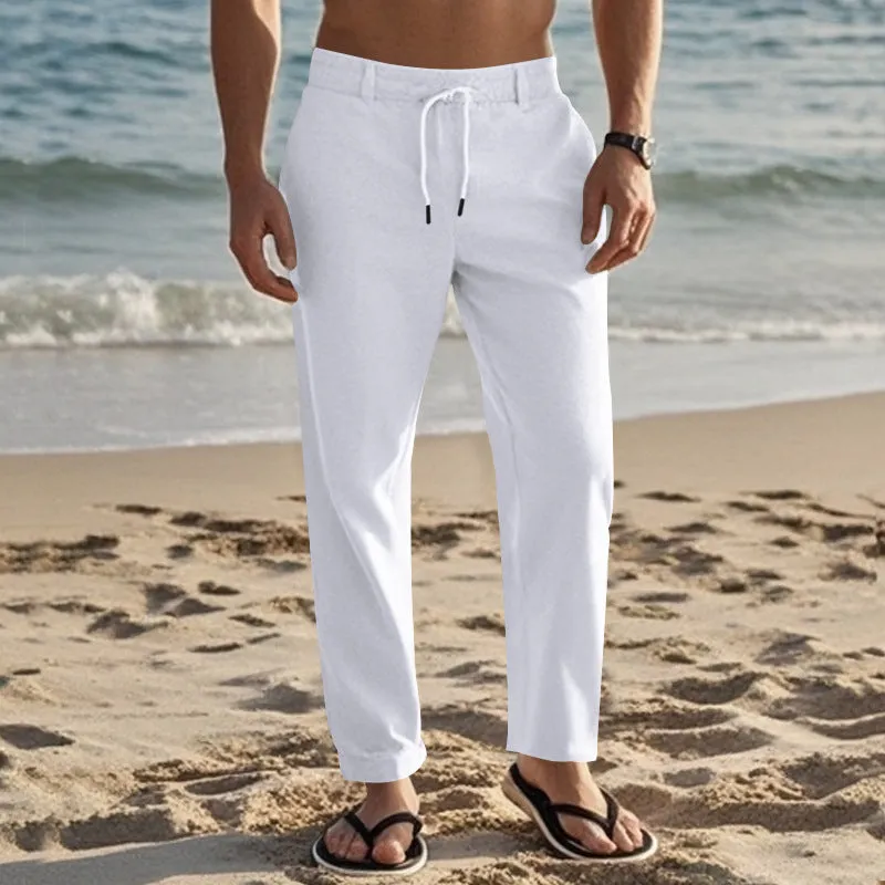 Men's Cotton Drawstring Pants