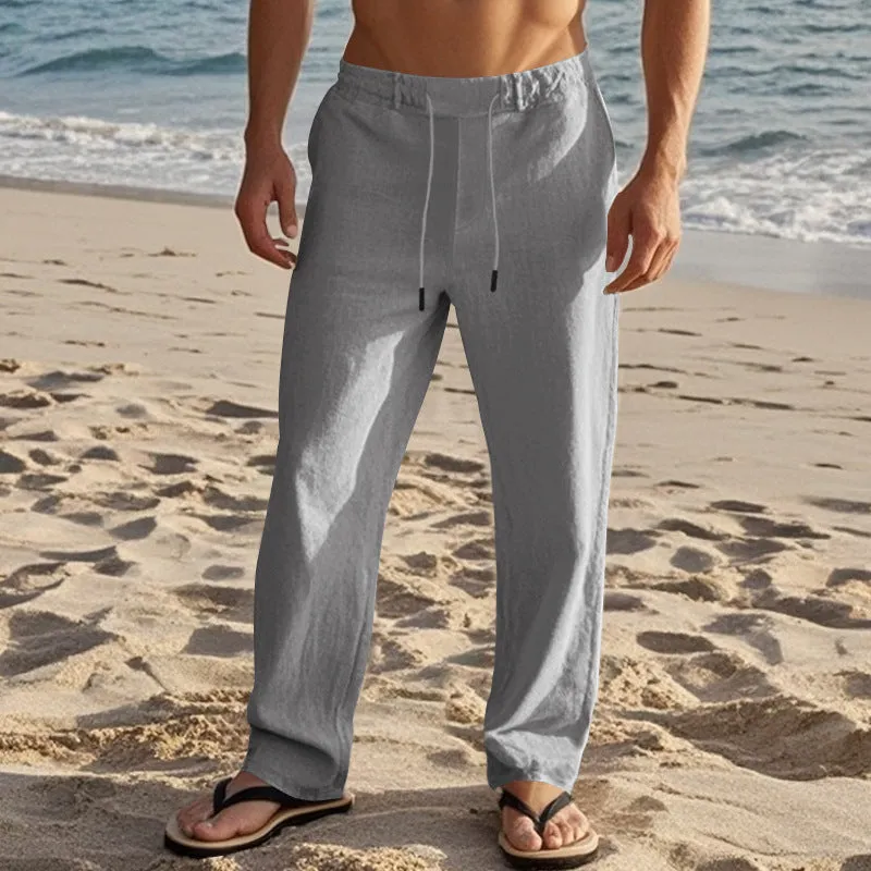 Men's Cotton Drawstring Pants