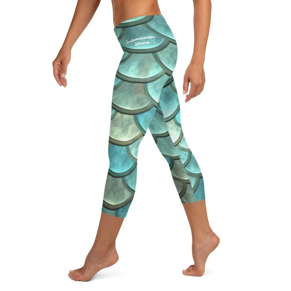 Mermaid Maiden ~ Capri Leggings
