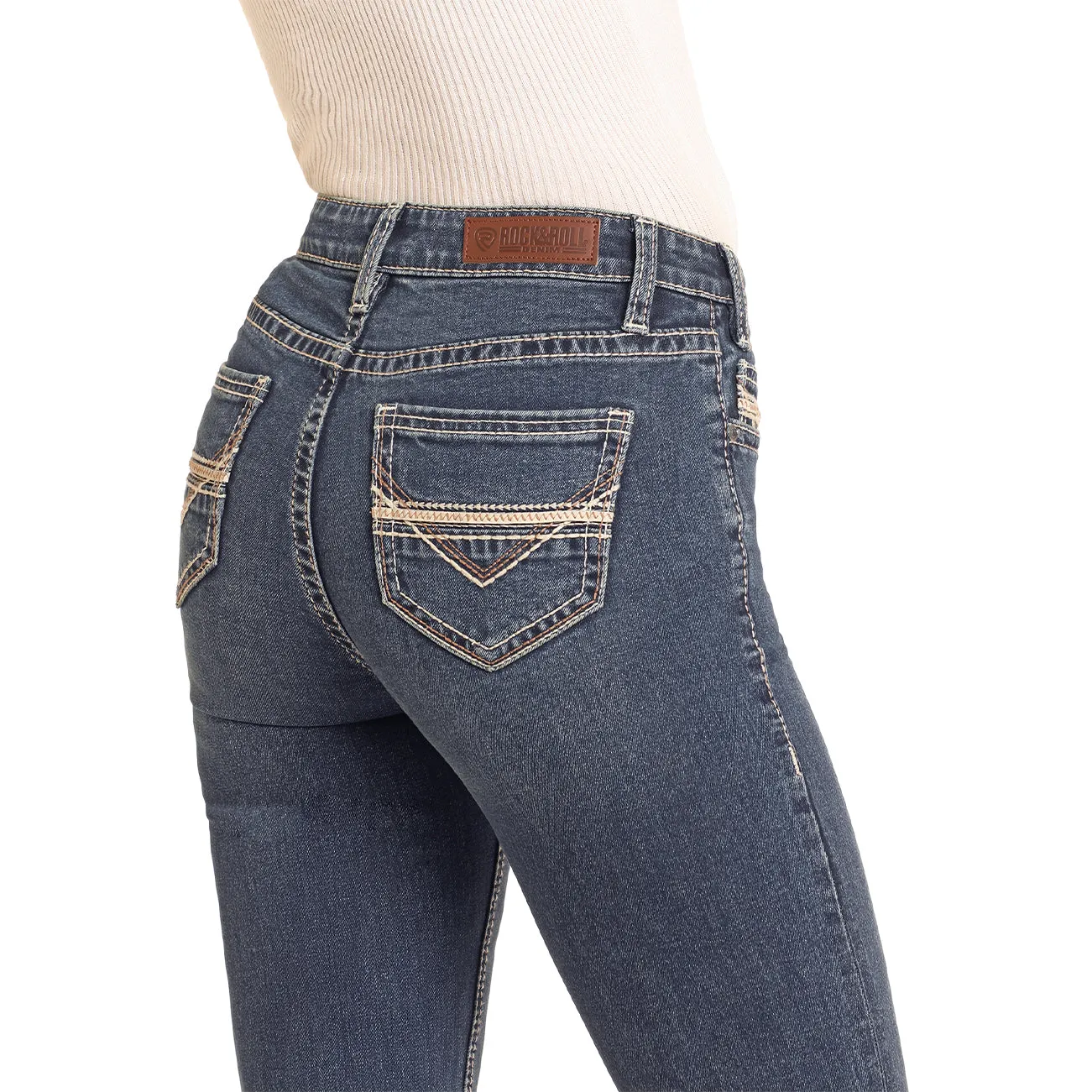 Mid Rise Ladies Bootcut Cowgirl Jeans