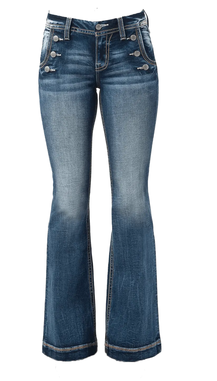 Miss Me Mid Rise Flare Jeans